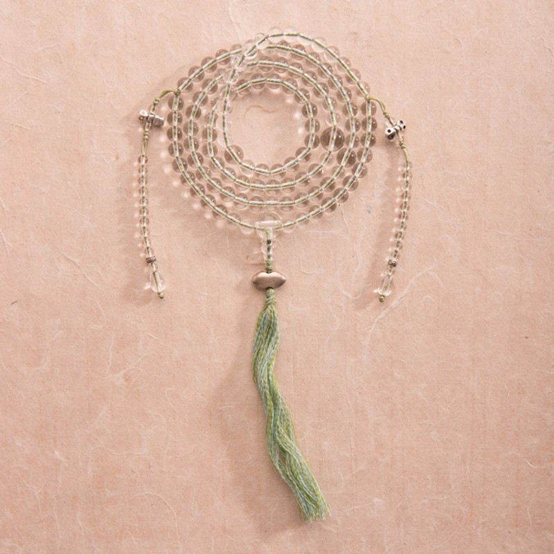 Nyingma Ritual Crystal Mala Necklace