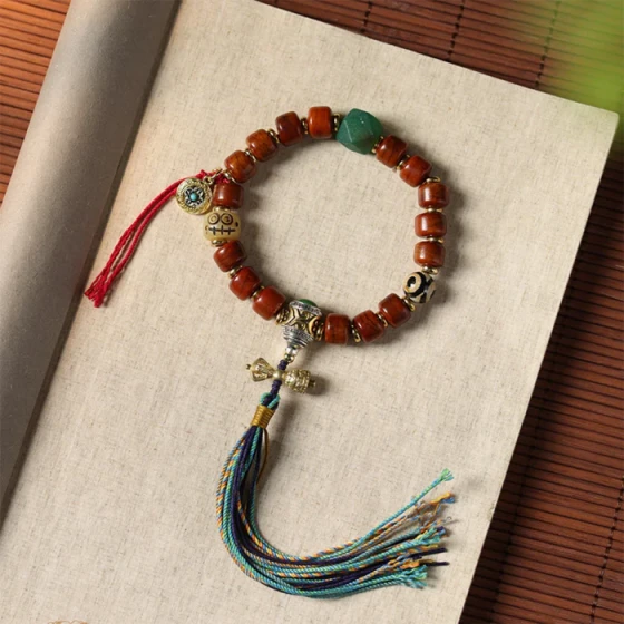 KyLin Aura Tibetan Yak Bone Handmade Bracelet