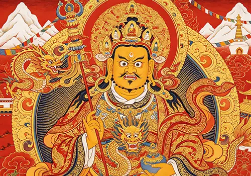 五爷：佛教财神与唐卡饰品守护神