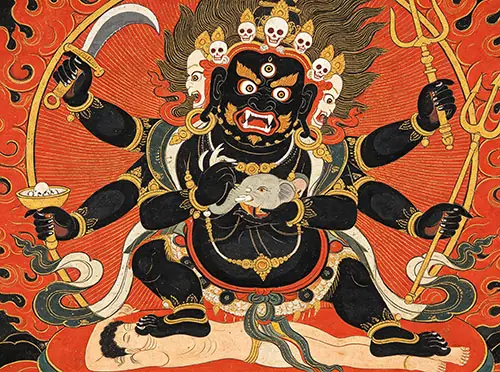 大黑天：藏传佛教护法神解析